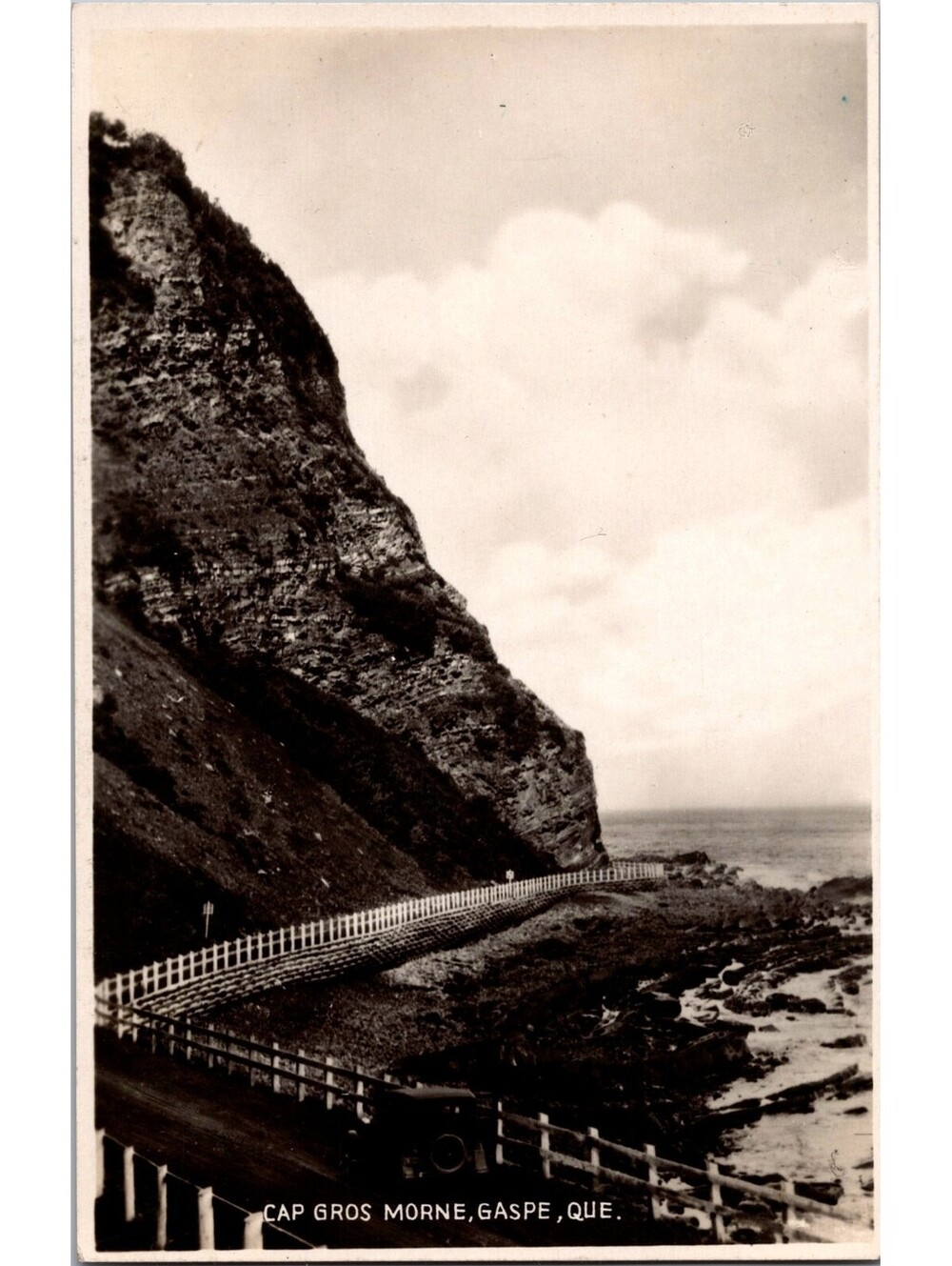Cap Gros Morne, Gaspe, Quebec, Canada Postcard